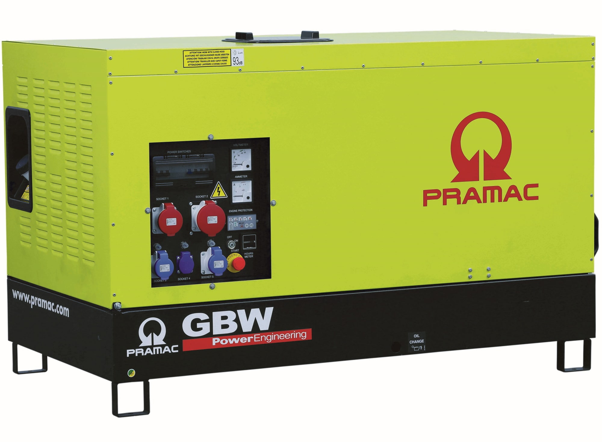 Генератор Pramac GBW 45 P в кожухе