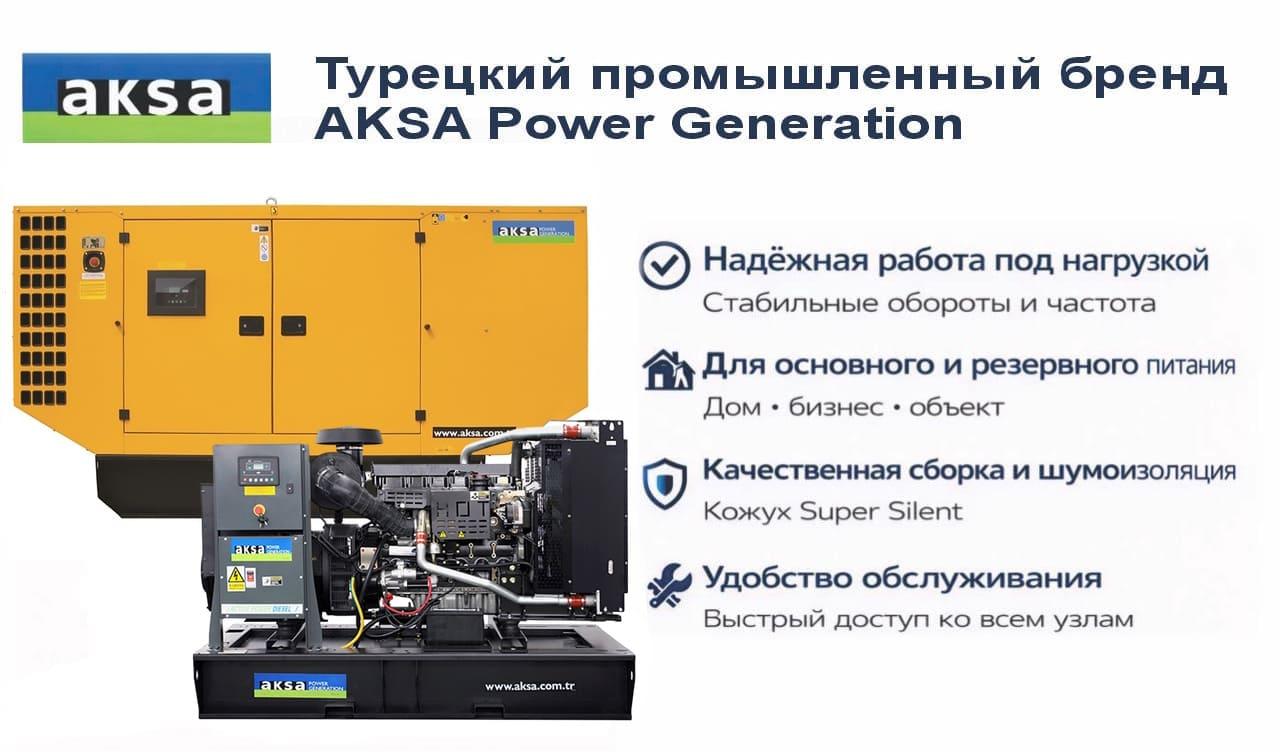 Генератор Aksa APD220P в кожухе