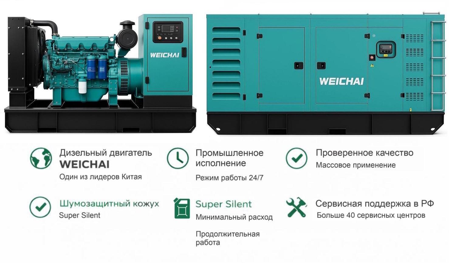Генератор Weichai GMP 138WA