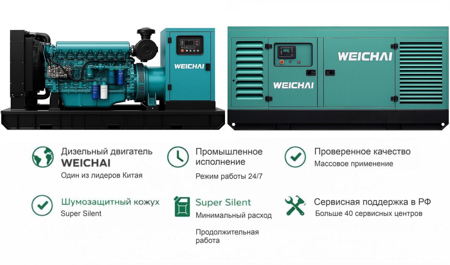 Генератор Weichai GMP 990WA