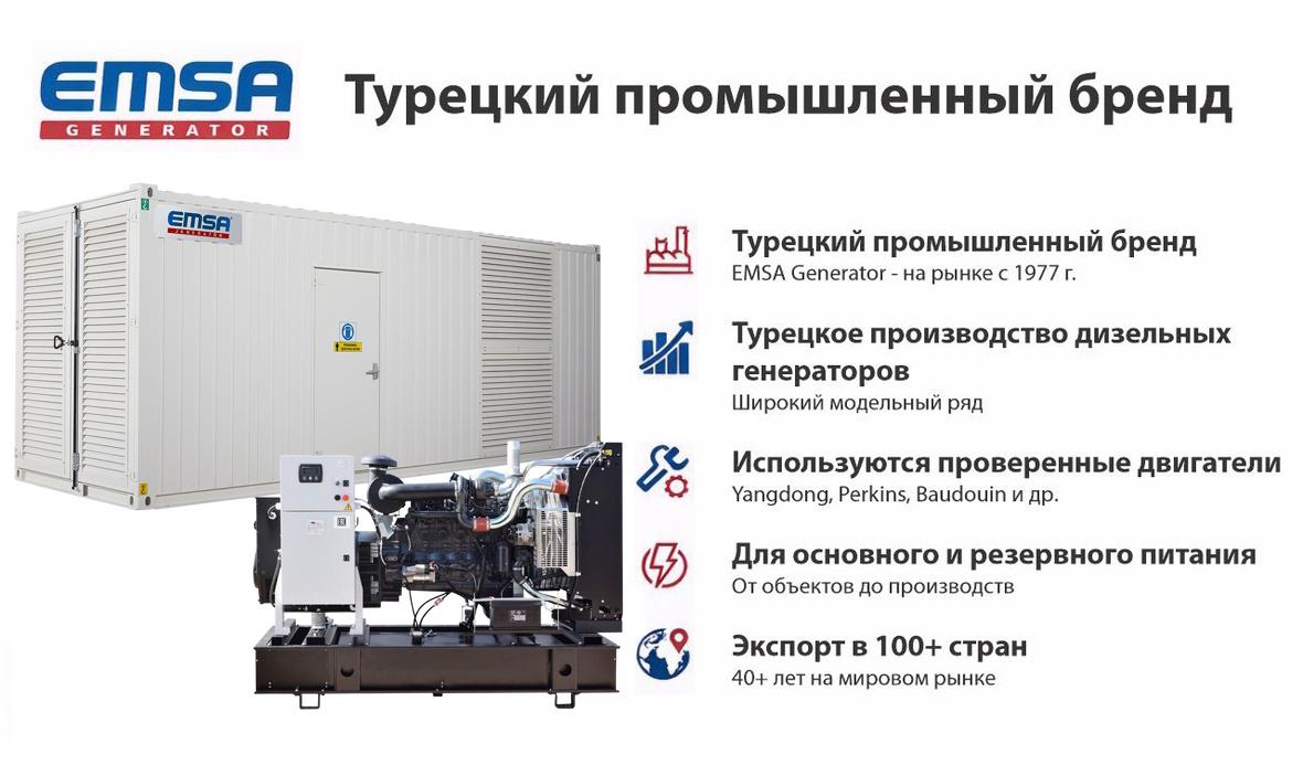 Генератор Emsa E PR EM 2500 в кожухе
