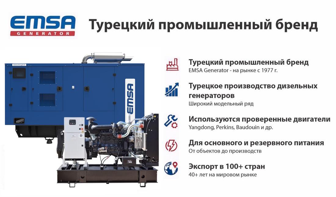 Генератор Emsa E BD EM 0250 в кожухе