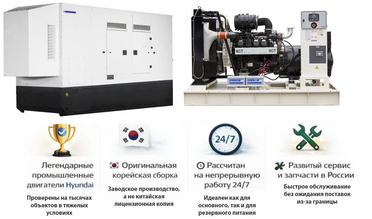 Генератор Hyundai GMP AH340 в кожухе