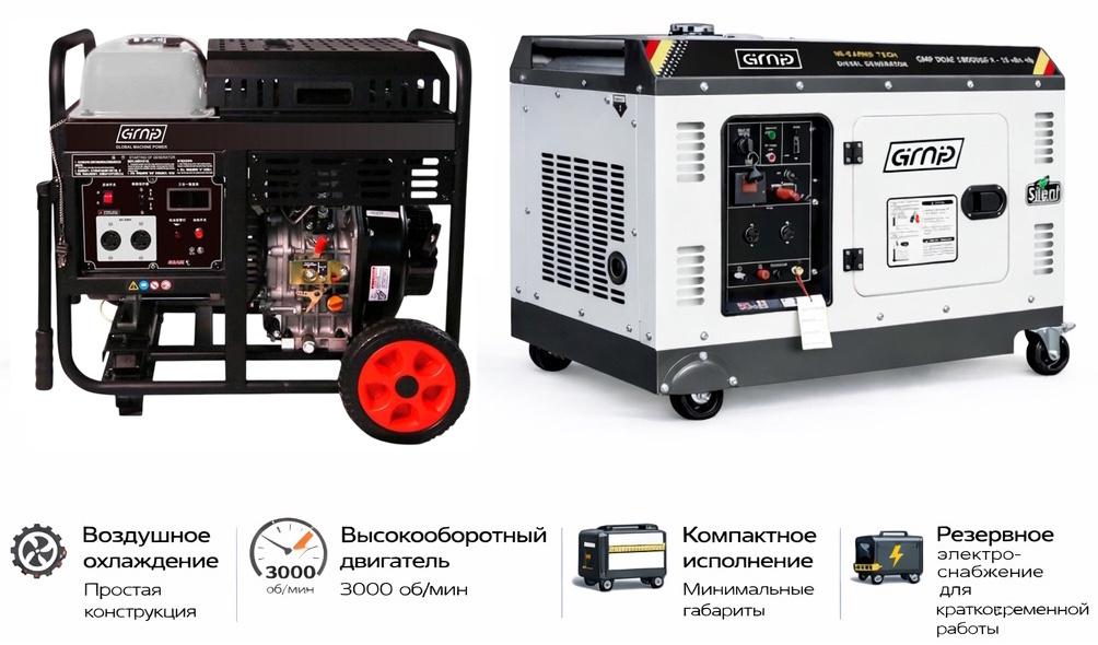 Генератор GMP DDAE 11000E