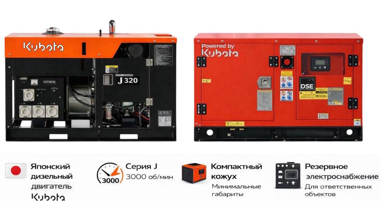 Генератор Kubota J106-S