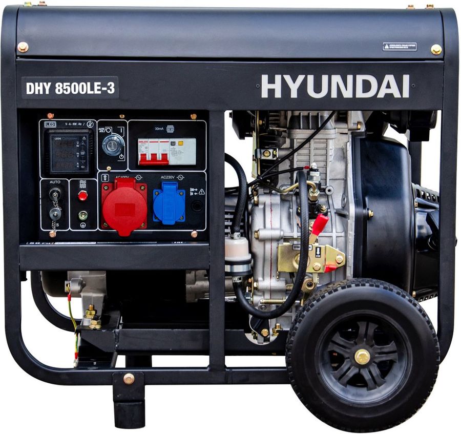 Дизельный генератор HYUNDAI DHY 8500LE-3