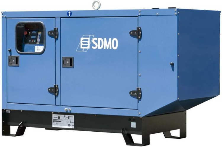 Дизельный генератор SDMO K27 в кожухе