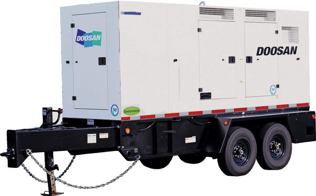 Дизельный генератор Doosan MGE-G480 в кожухе