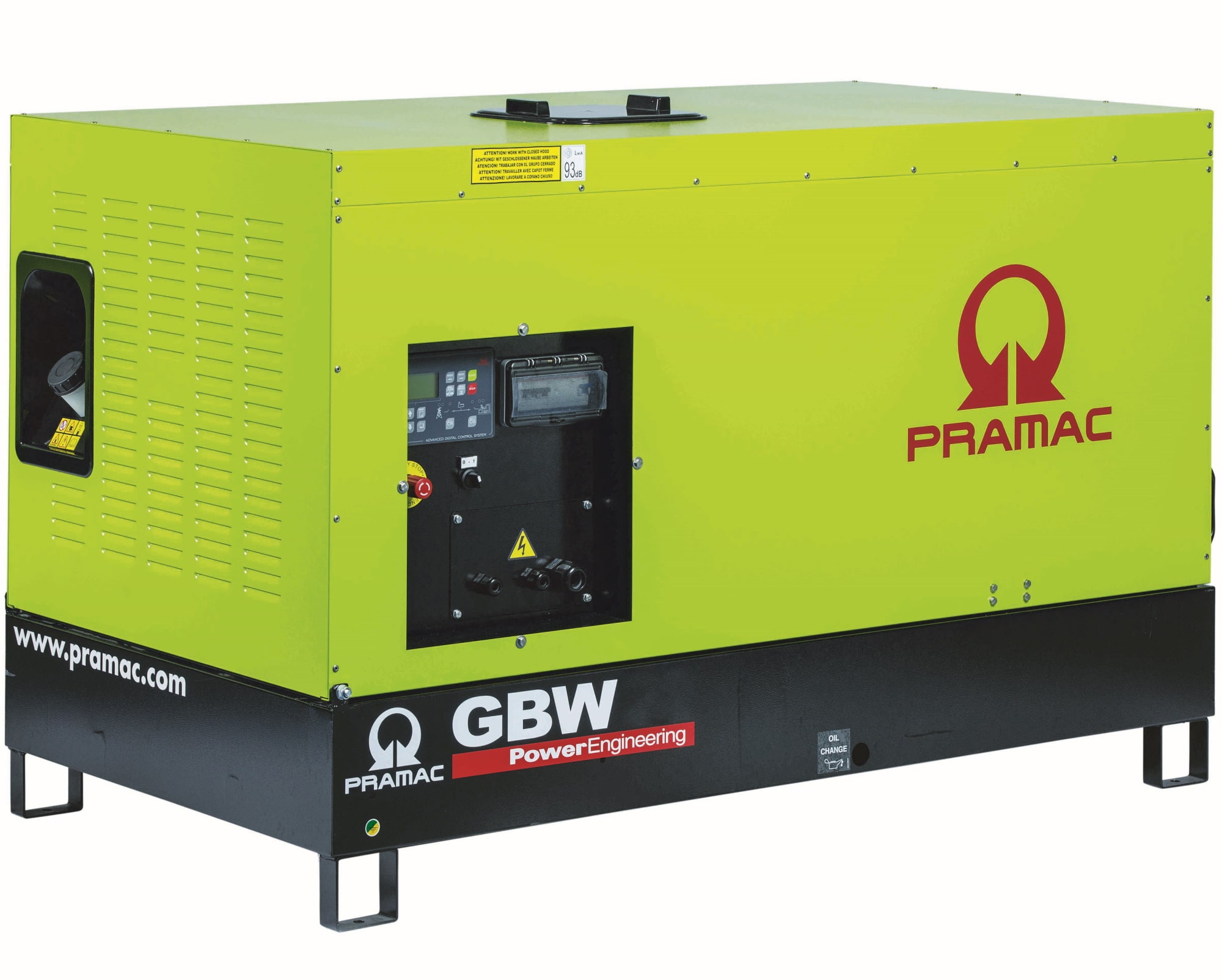 Дизельный генератор Pramac GBW 10 Y в кожухе