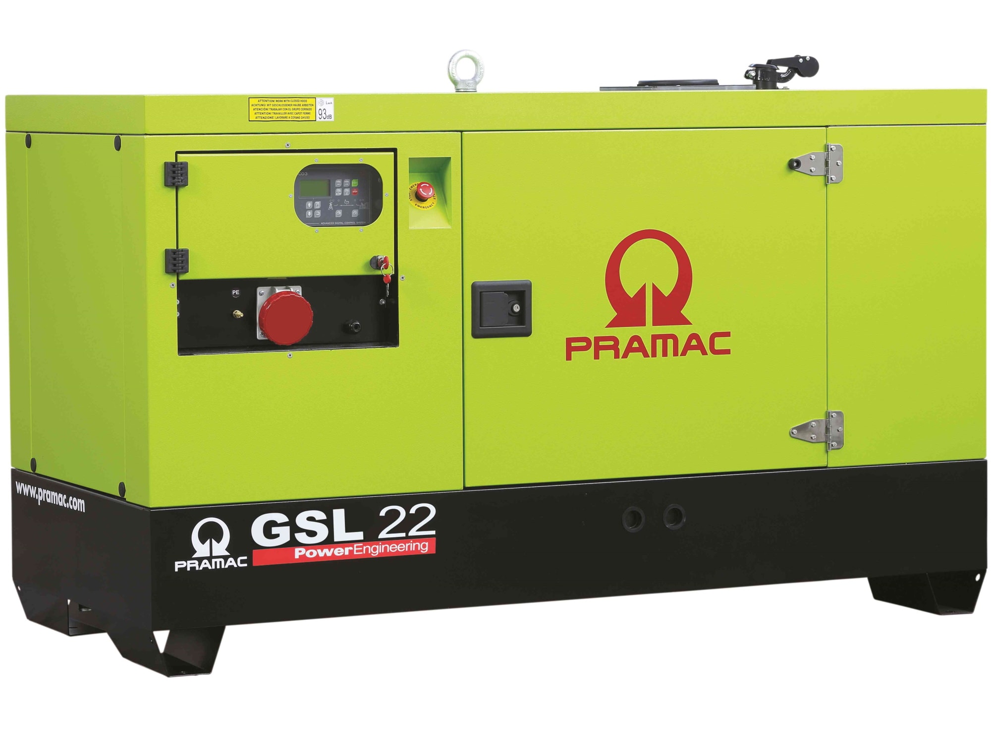 Дизельный генератор Pramac GSL 30 D в кожухе