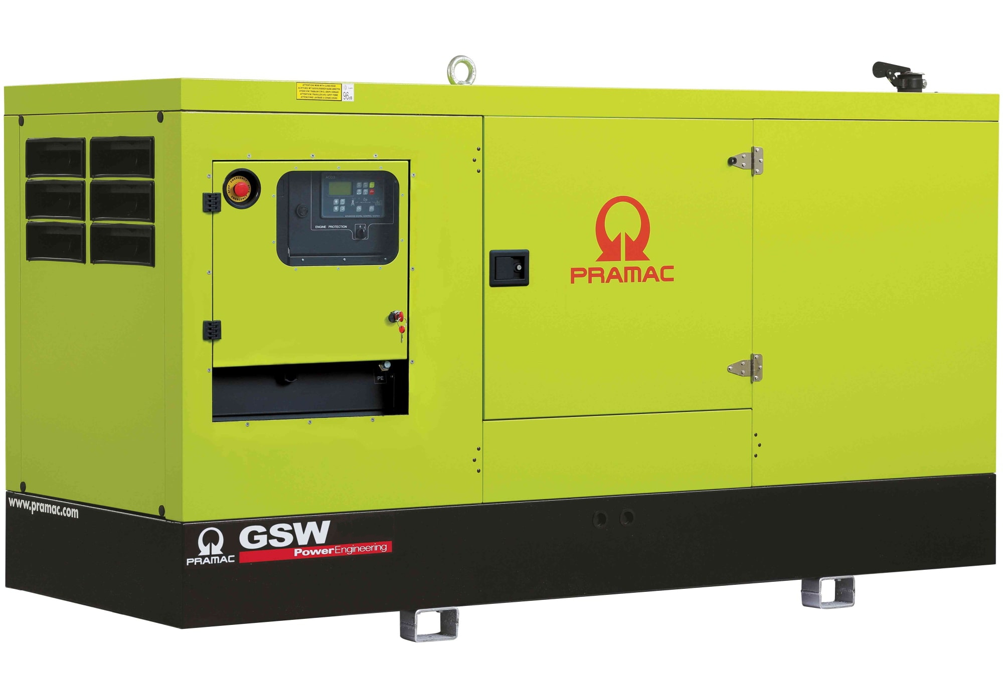 Дизельный генератор Pramac GSW 150 D в кожухе