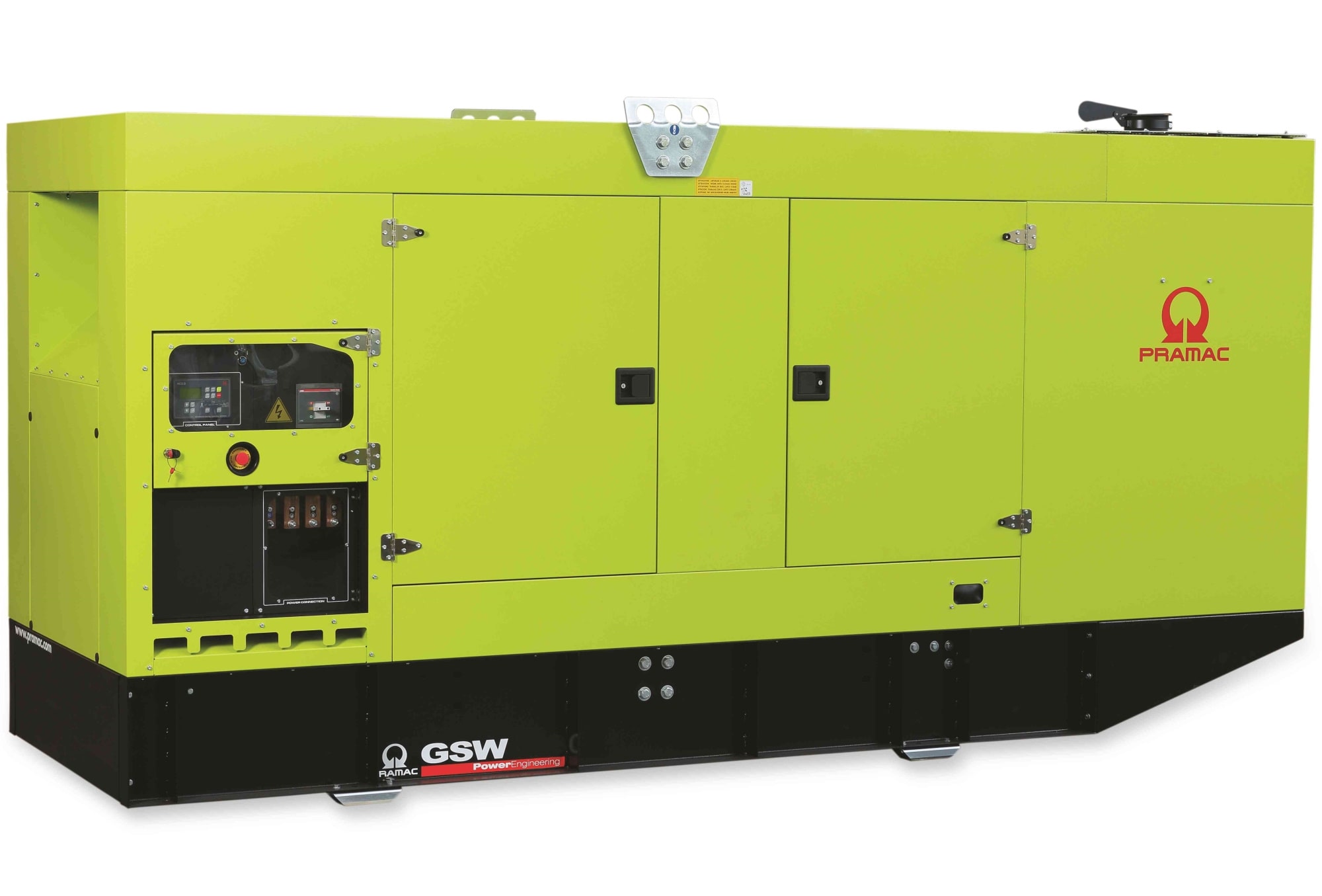 Дизельный генератор Pramac GSW 550 P в кожухе