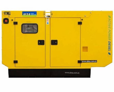 Дизельный генератор Aksa APD70A в кожухе