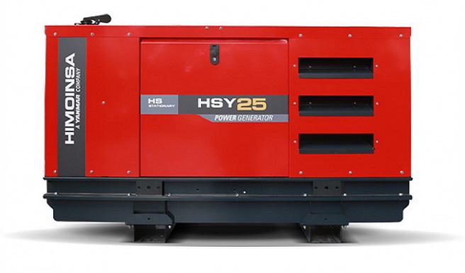 Дизельный генератор Himoinsa HSY-25 М5 в кожухе