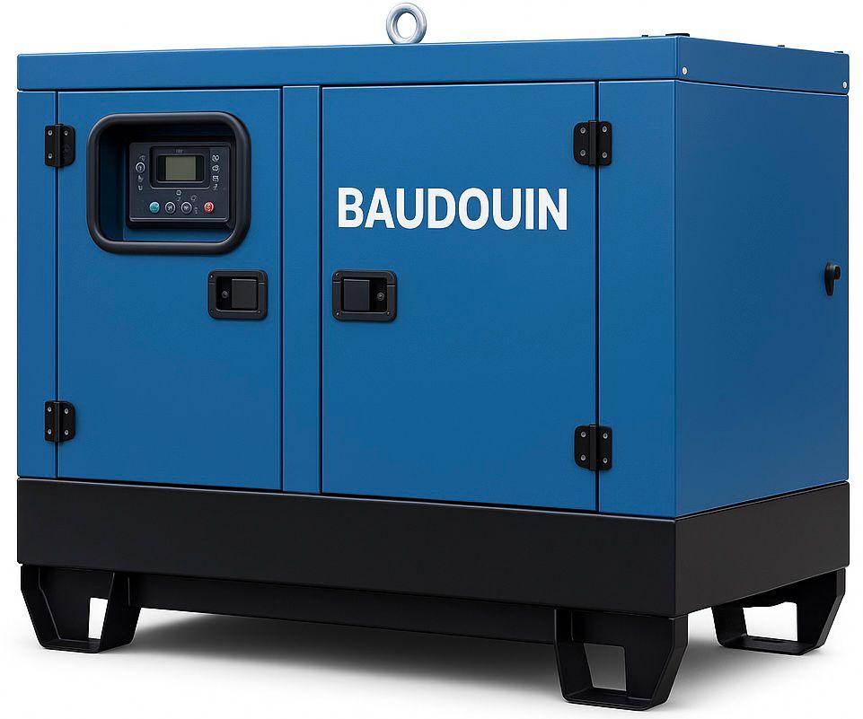 Дизельный генератор Baudouin GMP 44BM в кожухе