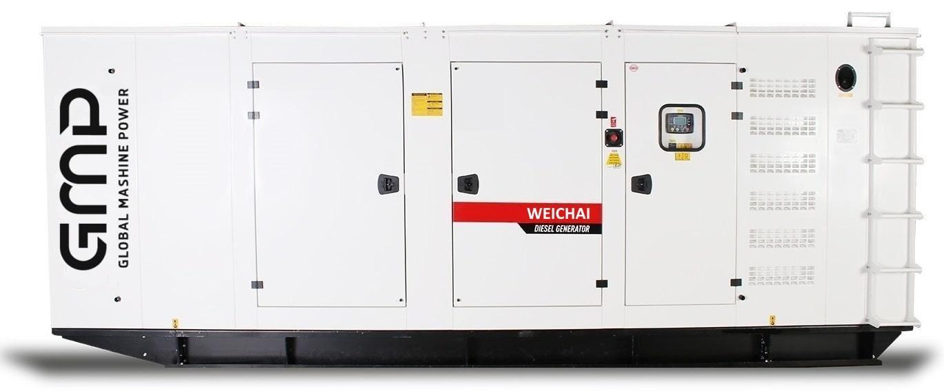 Дизельный генератор Weichai GMP 880WA в кожухе