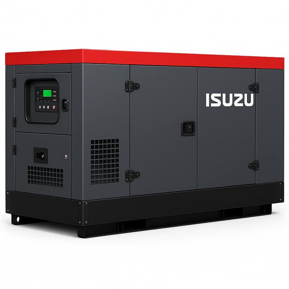 Дизельный генератор Isuzu GMP 28IA в кожухе