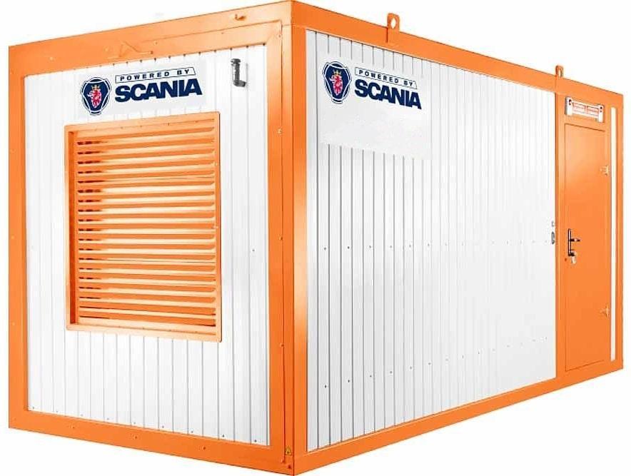 Дизельный генератор Scania GMP 605SL в контейнере