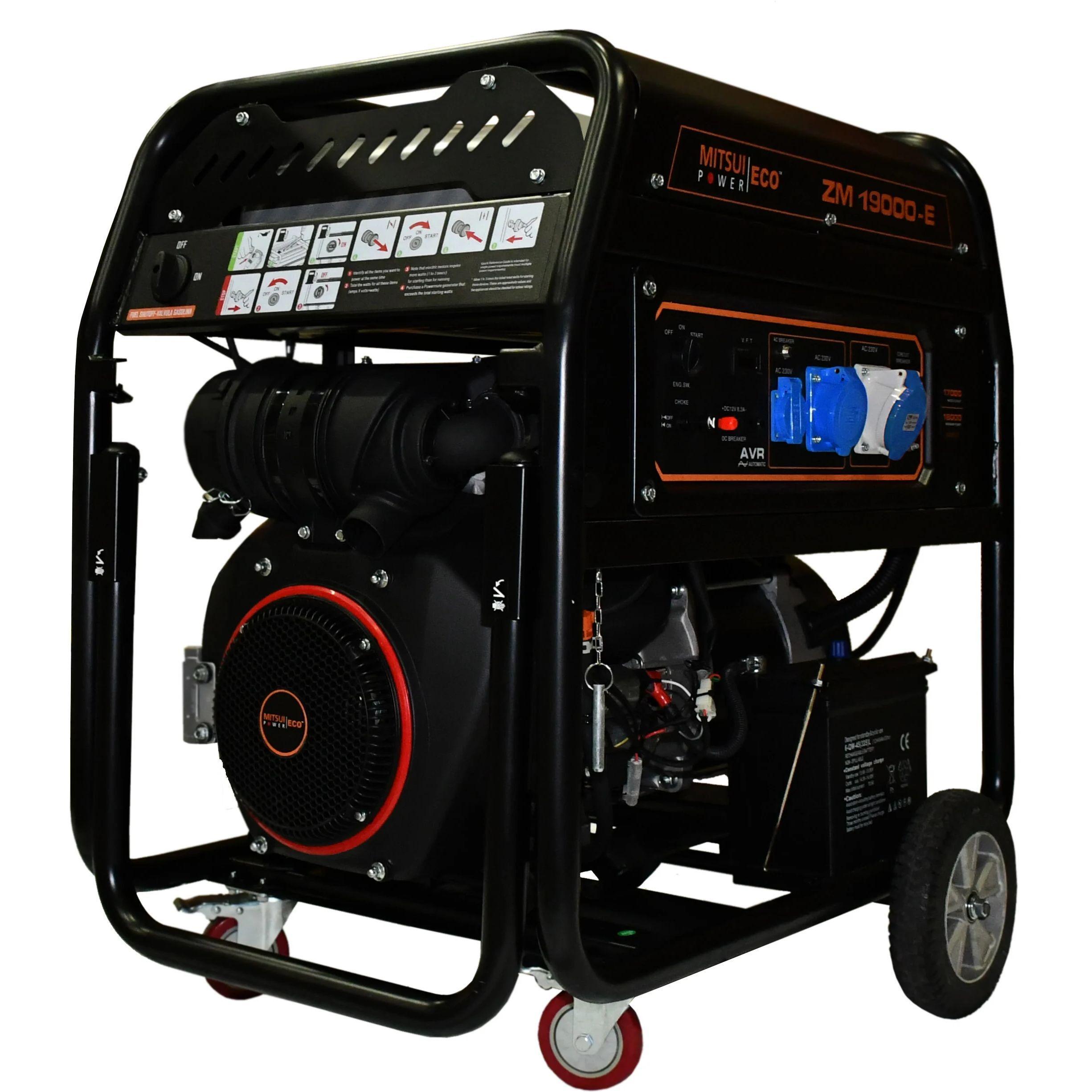 Бензогенератор Mitsui ZM 19000 E