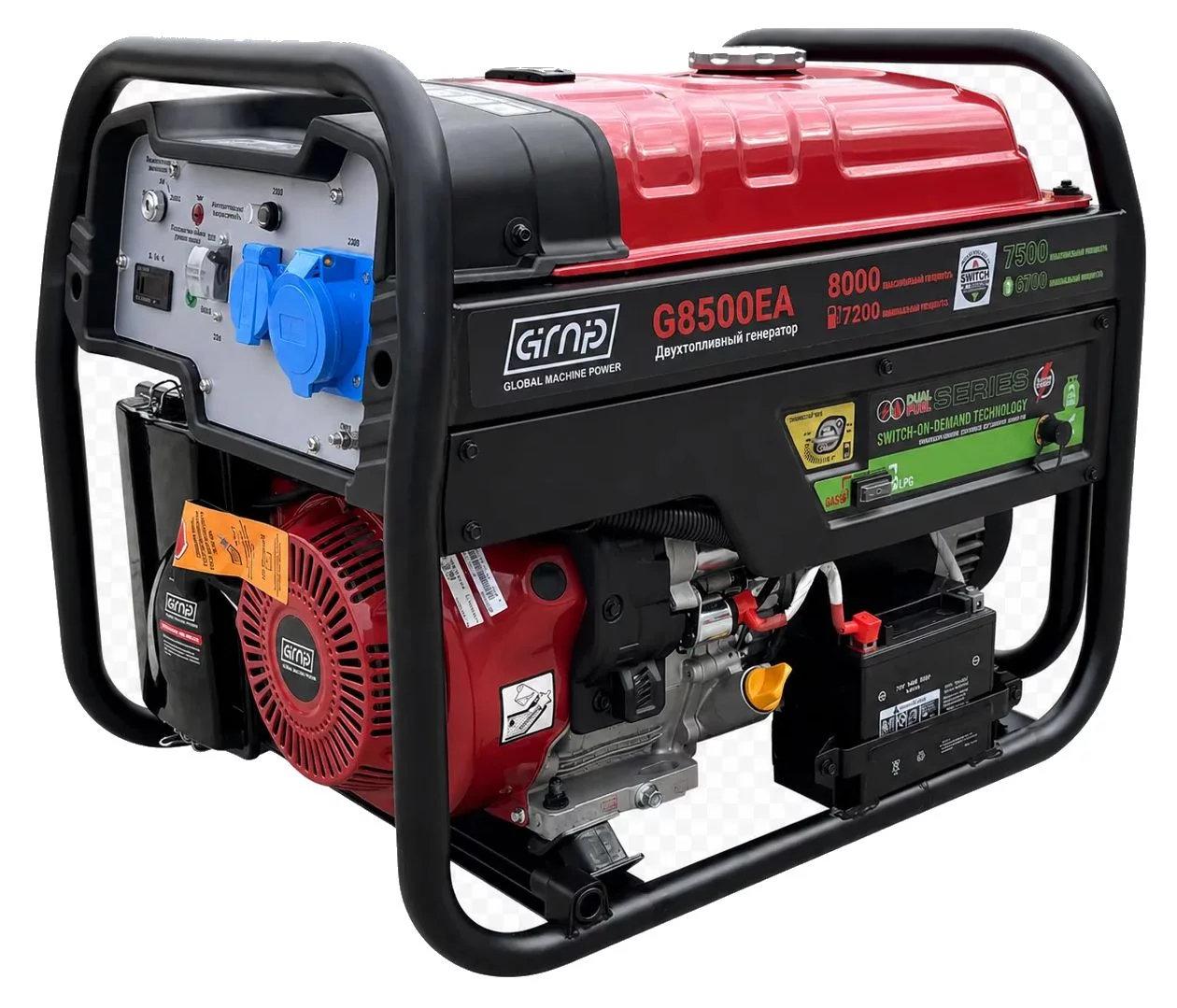 Газобензиновый генератор GMP G8500EA