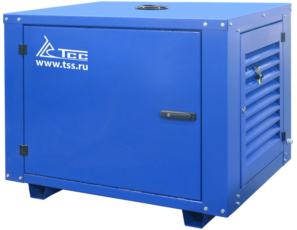 Бензиновый генератор ТСС SGG 9000E3LA в кожухе