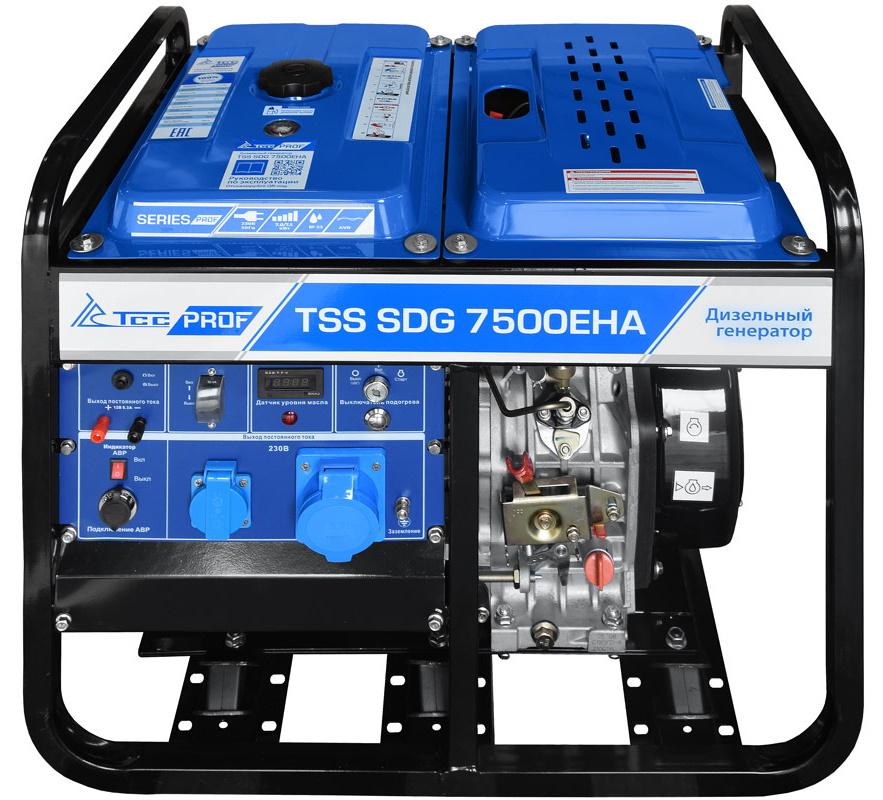 Дизельный генератор TSS SDG 7500EHA