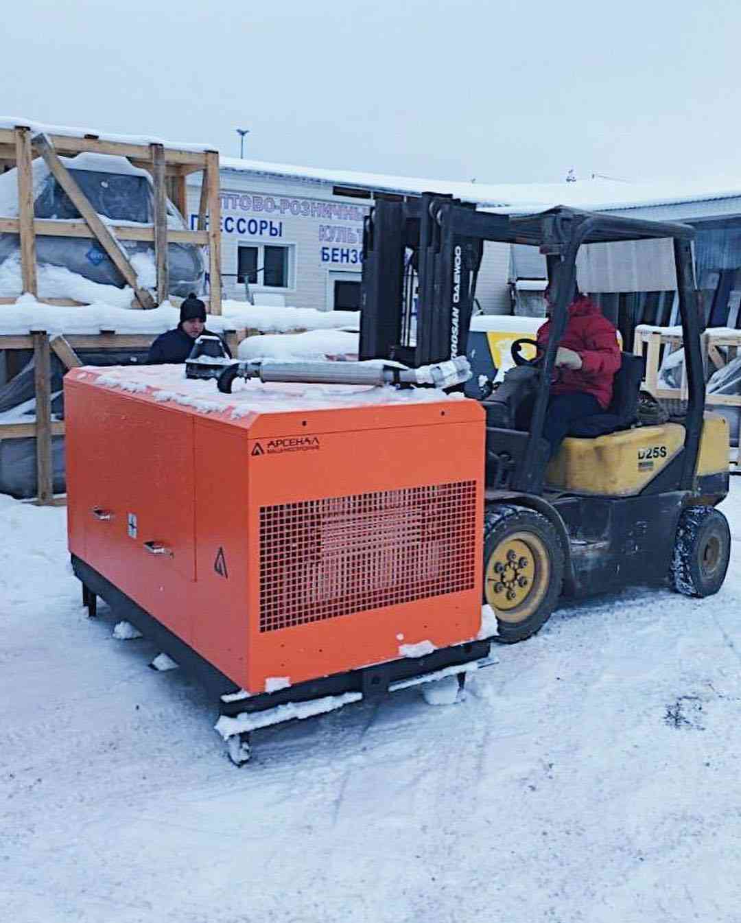 Поставка компрессора для строительства газопровода