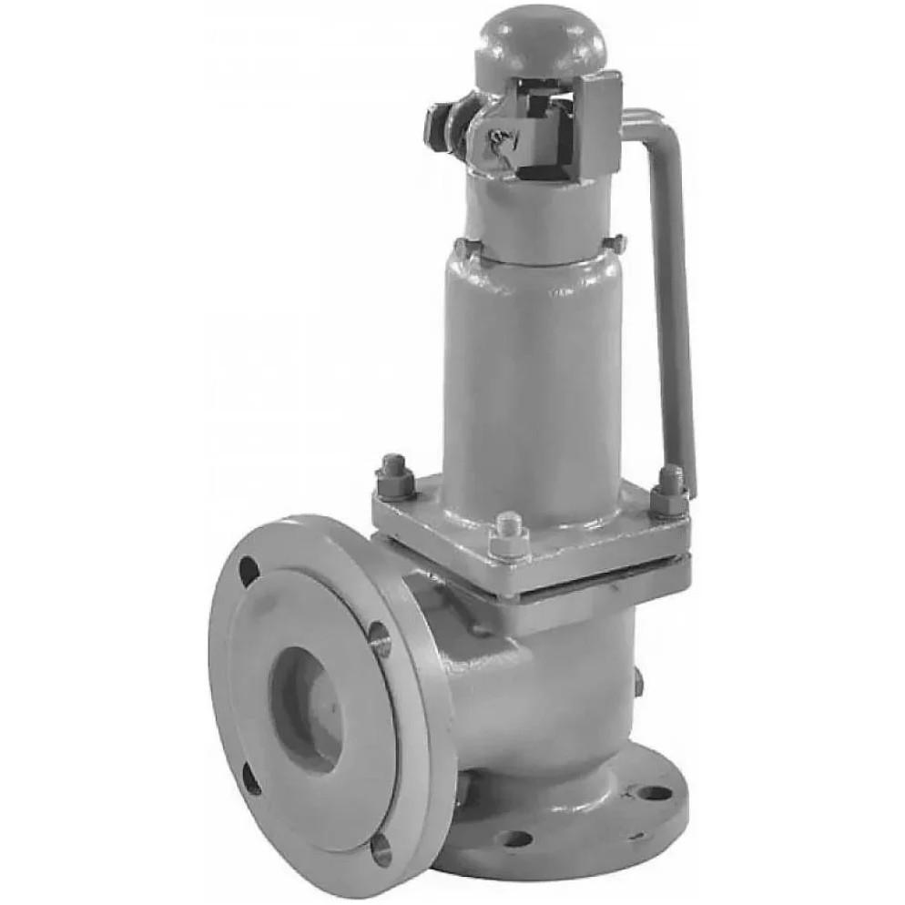 Клапан предохранительный 17с28нж DN25 PN16 (Рн=0,69 МПа) фланцевый с ручным подрывом ЗИФ